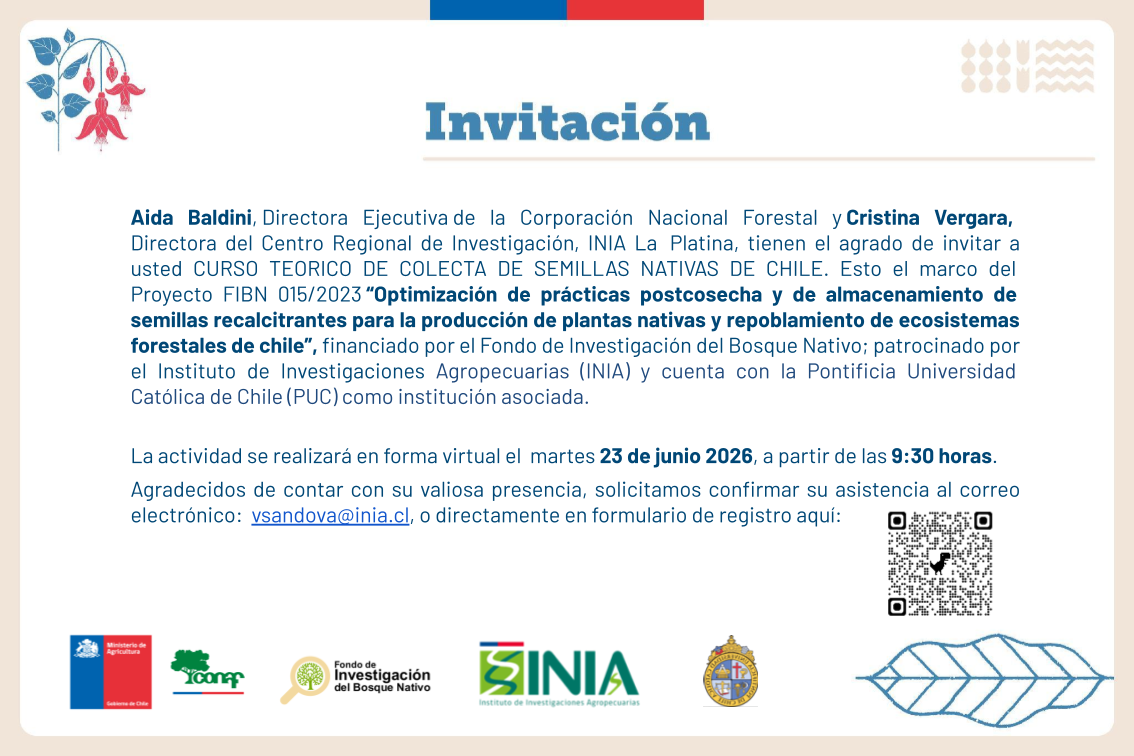Invitacion Curso Colecta Semillas 23Junio2026