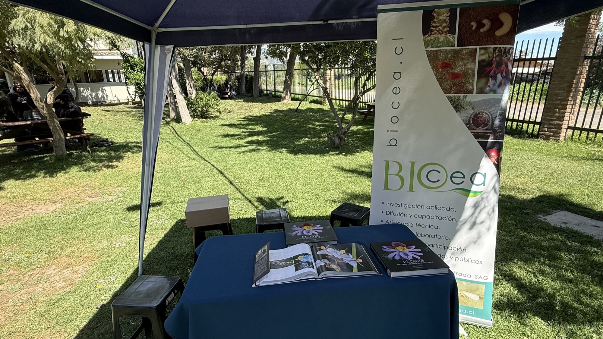 Stand de Biocea en el encuentro